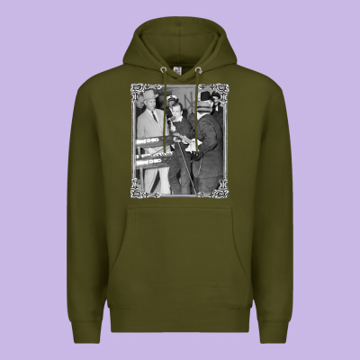 Lee Harvey Oswald And The Jack Ru Premium Hoodie Designed By Pixelflow