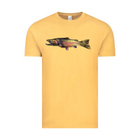 Vintage Mustard Steelhead Trout Vintage Tee - LillyAllenDesigns