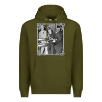 Army Green Lee Harvey Oswald and the Jack Ru Premium Hoodie - PixelFlow