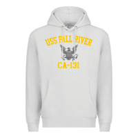 Dove Grey uss fall river ca 131 Premium Hoodie - PixelFlow
