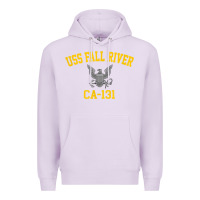 Lilac uss fall river ca 131 Premium Hoodie - PixelFlow