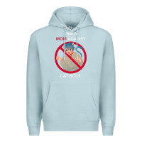 Blue Mist i am a mom against cat boys Premium Hoodie - PixelFlow