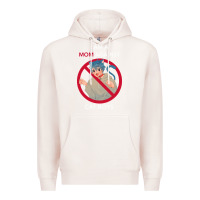 Pale Pink i am a mom against cat boys Premium Hoodie - PixelFlow