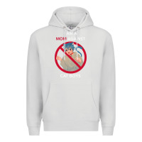 Dove Grey i am a mom against cat boys Premium Hoodie - PixelFlow