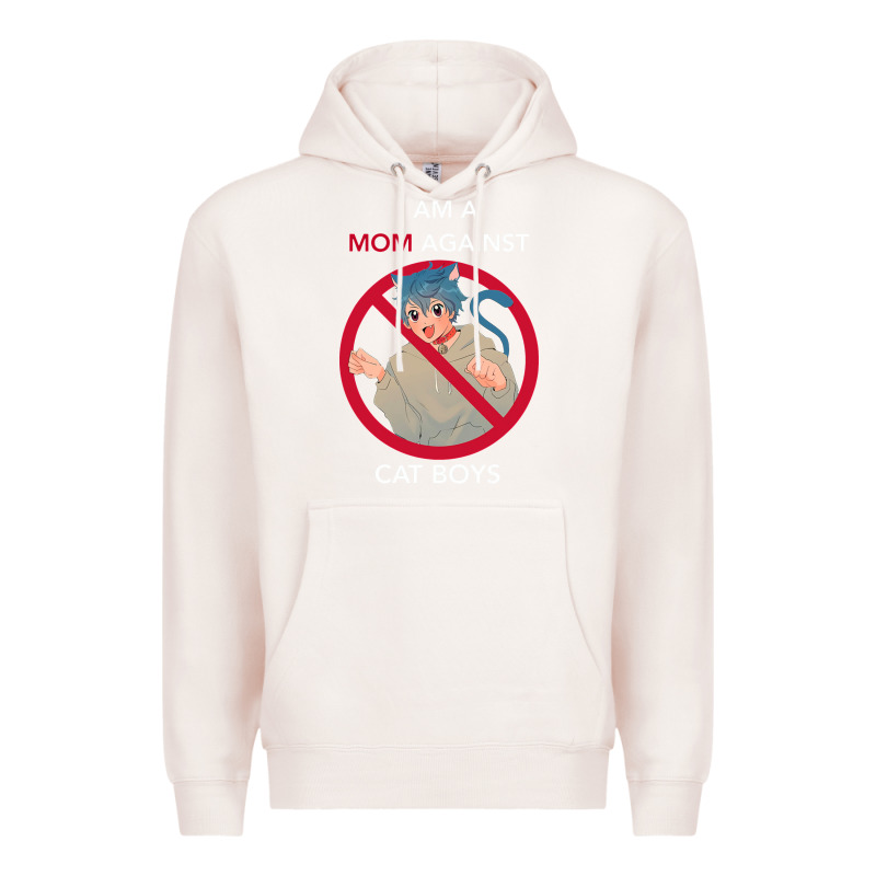 I Am A Mom Against Cat Boys Premium Hoodie by PixelFlow | Teevron