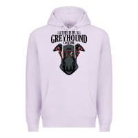 Lilac greyhound t  shirt greyhound t  shirt (3) Premium Hoodie - PixelFlow