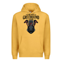 Mustard greyhound t  shirt greyhound t  shirt (3) Premium Hoodie - PixelFlow