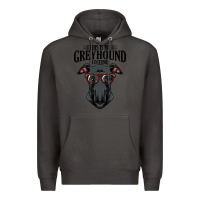 Smoke greyhound t  shirt greyhound t  shirt (3) Premium Hoodie - PixelFlow