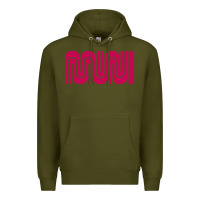 Army Green sf muni bart    muni Premium Hoodie - PixelFlow