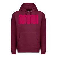 Burgundy sf muni bart    muni Premium Hoodie - PixelFlow