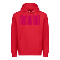 Red sf muni bart    muni Premium Hoodie - PixelFlow