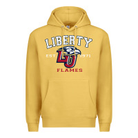 Antique Gold liberty university flames football lynchburg virginia sparky the eagle Premium Hoodie - PixelFlow