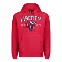 Cardinal liberty university flames football lynchburg virginia sparky the eagle Premium Hoodie - PixelFlow