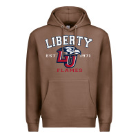 Chestnut liberty university flames football lynchburg virginia sparky the eagle Premium Hoodie - PixelFlow