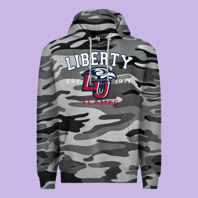 Liberty University Flames Football Lynchburg Virginia Sparky The Eagle Premium Hoodie Designed By Pixelflow