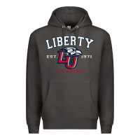 Smoke liberty university flames football lynchburg virginia sparky the eagle Premium Hoodie - PixelFlow