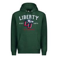 Sports Green liberty university flames football lynchburg virginia sparky the eagle Premium Hoodie - PixelFlow