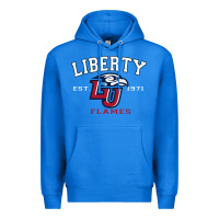 True Royal liberty university flames football lynchburg virginia sparky the eagle Premium Hoodie - PixelFlow