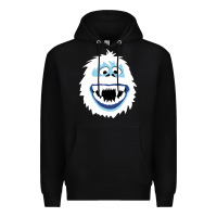 Black bumble face Premium Hoodie - PixelFlow