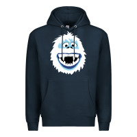 Navy bumble face Premium Hoodie - PixelFlow