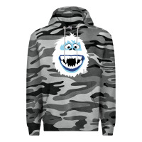Slate Camo bumble face Premium Hoodie - PixelFlow