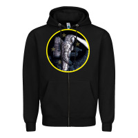 Black Space Travel Zipper Hoodie - Bettercallsaul