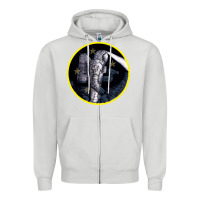 Dove Grey Space Travel Zipper Hoodie - Bettercallsaul