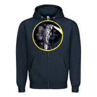 Navy Space Travel Zipper Hoodie - Bettercallsaul