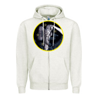 Oatmeal Heather Space Travel Zipper Hoodie - Bettercallsaul