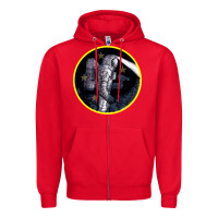 Red Space Travel Zipper Hoodie - Bettercallsaul