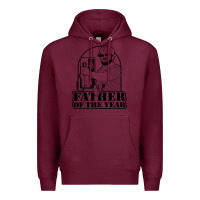 Burgundy Gary Plauche Premium Hoodie - PixelFlow