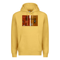 Antique Gold It’s Always Sunny Painting Premium Hoodie - PixelFlow