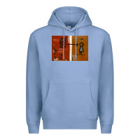 Colony Blue It’s Always Sunny Painting Premium Hoodie - PixelFlow