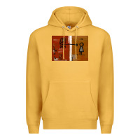 Mustard It’s Always Sunny Painting Premium Hoodie - PixelFlow