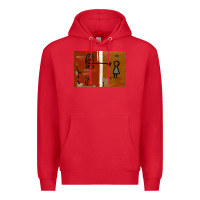 Red It’s Always Sunny Painting Premium Hoodie - PixelFlow