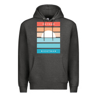 Charcoal Heather DAYMAN NIGHTMAN - It's Always Sunny Premium Hoodie - PixelFlow