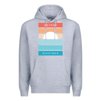 Heather Grey DAYMAN NIGHTMAN - It's Always Sunny Premium Hoodie - PixelFlow