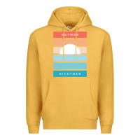 Mustard DAYMAN NIGHTMAN - It's Always Sunny Premium Hoodie - PixelFlow
