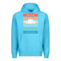 Ocean Blue DAYMAN NIGHTMAN - It's Always Sunny Premium Hoodie - PixelFlow