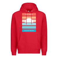 Red DAYMAN NIGHTMAN - It's Always Sunny Premium Hoodie - PixelFlow
