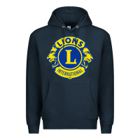 Navy lions clubs international classic Premium Hoodie - PixelFlow