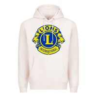 Pale Pink lions clubs international classic Premium Hoodie - PixelFlow
