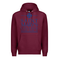 Burgundy saint mary's college belles Premium Hoodie - PixelFlow