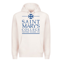 Pale Pink saint mary's college belles Premium Hoodie - PixelFlow