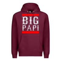 Burgundy big papi Premium Hoodie - PixelFlow