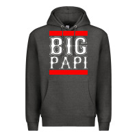 Charcoal Heather big papi Premium Hoodie - PixelFlow