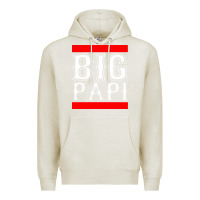 Oatmeal Heather big papi Premium Hoodie - PixelFlow