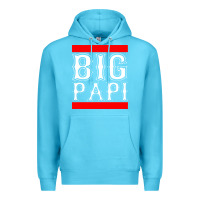 Ocean Blue big papi Premium Hoodie - PixelFlow
