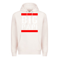 Pale Pink big papi Premium Hoodie - PixelFlow