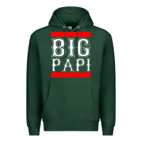 Sports Green big papi Premium Hoodie - PixelFlow